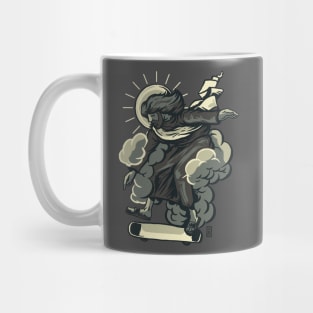 Jesus Skates Grey Mug